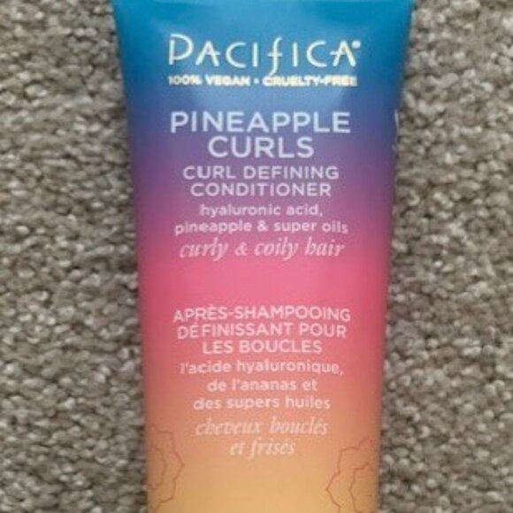 NEW Pacifica Beauty Rosemary Detox Scalp Scrub Pineapple Curls Cond. + Tote - Picture 4 of 13